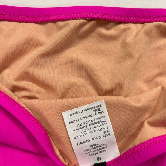 J.Crew Medium Women's Swimsuit Bottom Neon Flamingo Bikini Bottom (7) - Picture 10 of 11